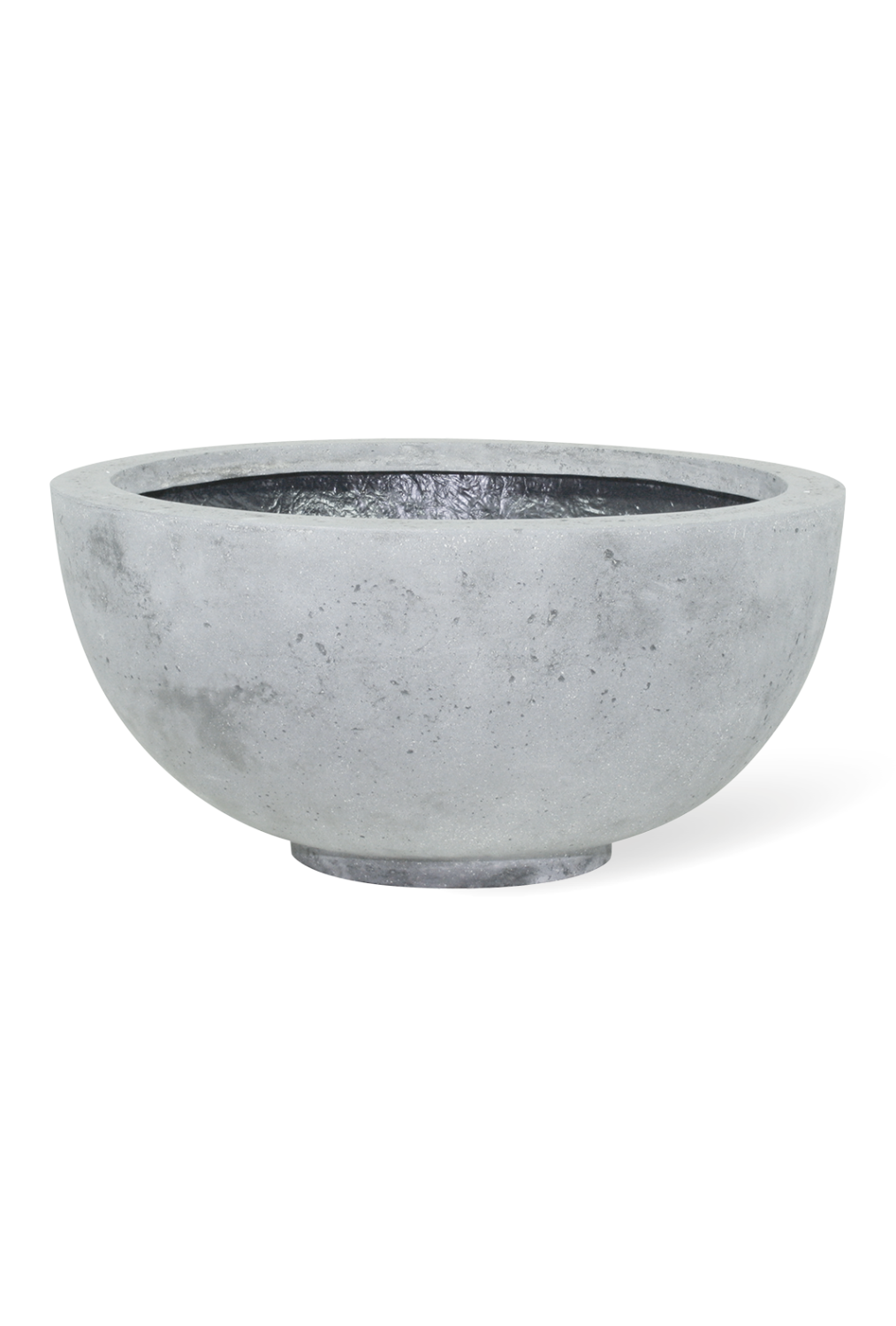 Polystone Ego Plus Pflanzschale, Ø 50 cm, Höhe 22 cm, grau