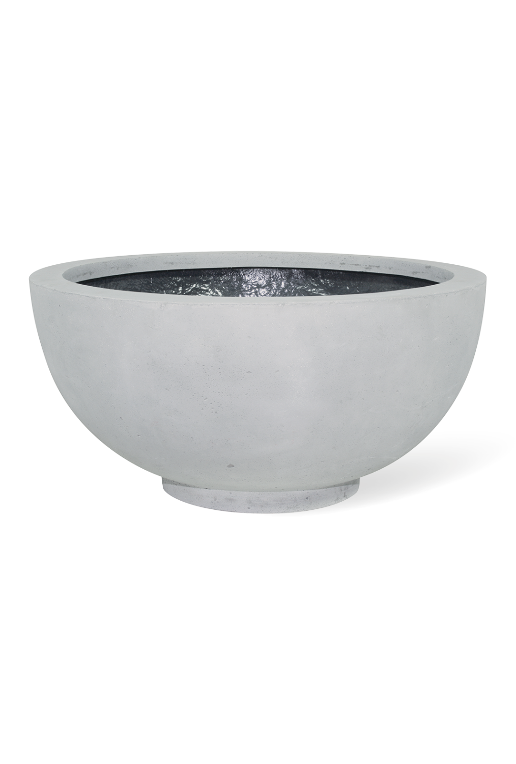 Polystone Ego Plus Pflanzschale, Ø 70 cm, Höhe 32 cm, grau