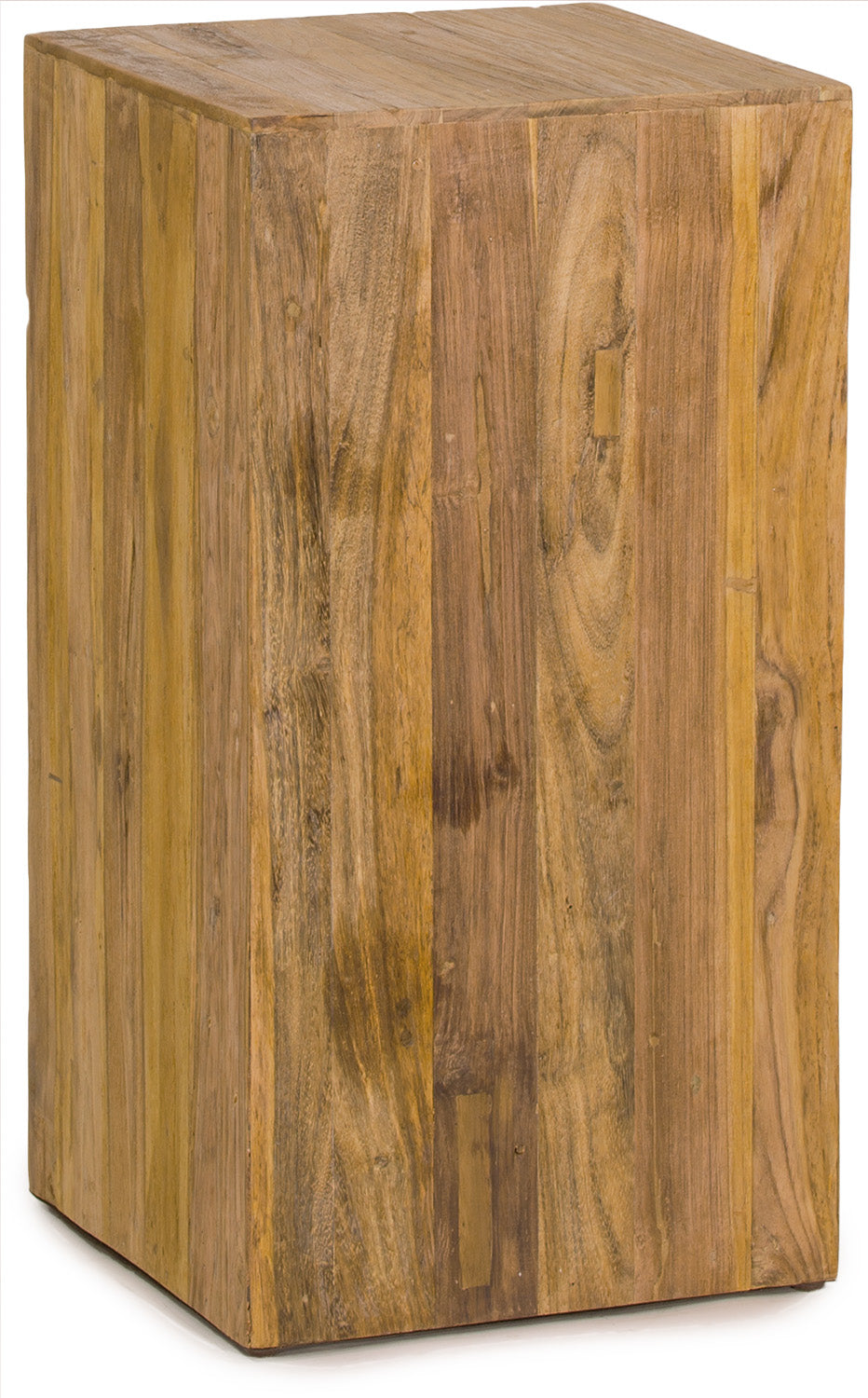 Teak Säule, 40x40/75 cm, recycled Teak