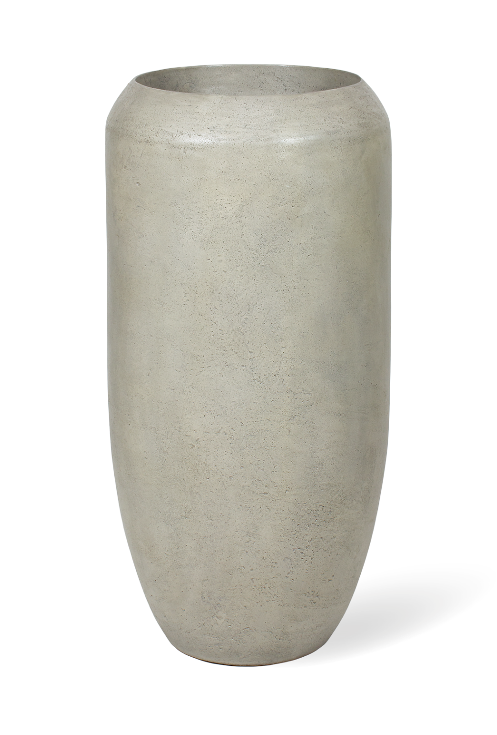 Cigar Pflanzvase, Ø 50 cm, Höhe 100 cm, grau