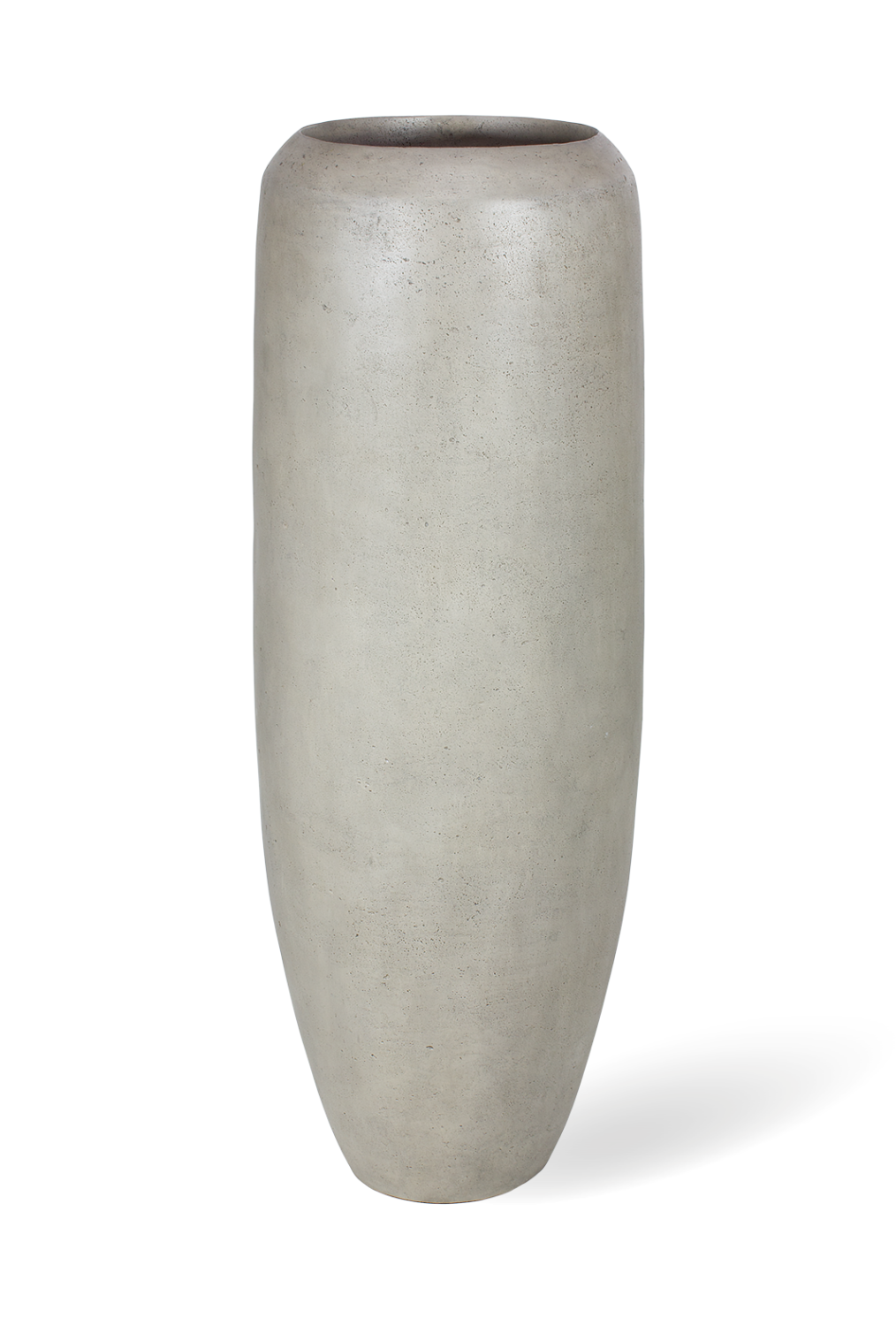 Cigar Pflanzvase, Ø 54 cm, Höhe 150 cm, grau
