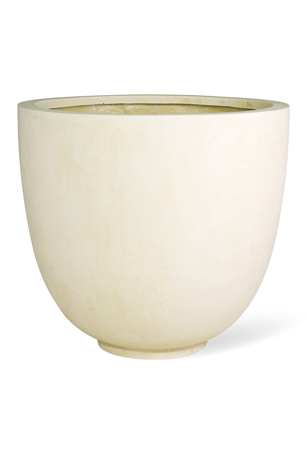 Polystone Ego Giant Pflanzgefäß, Ø 80 cm, Höhe 70 cm, crème
