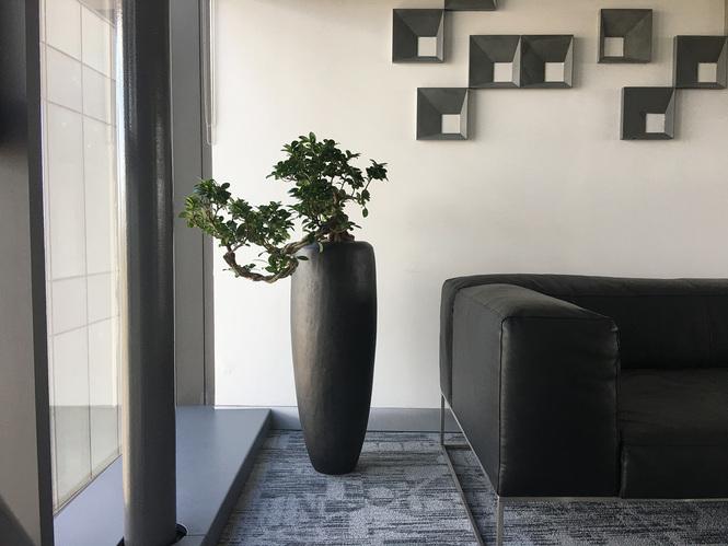 Loft Bodenvase, Ø 31 cm, Höhe 100 cm, black iron