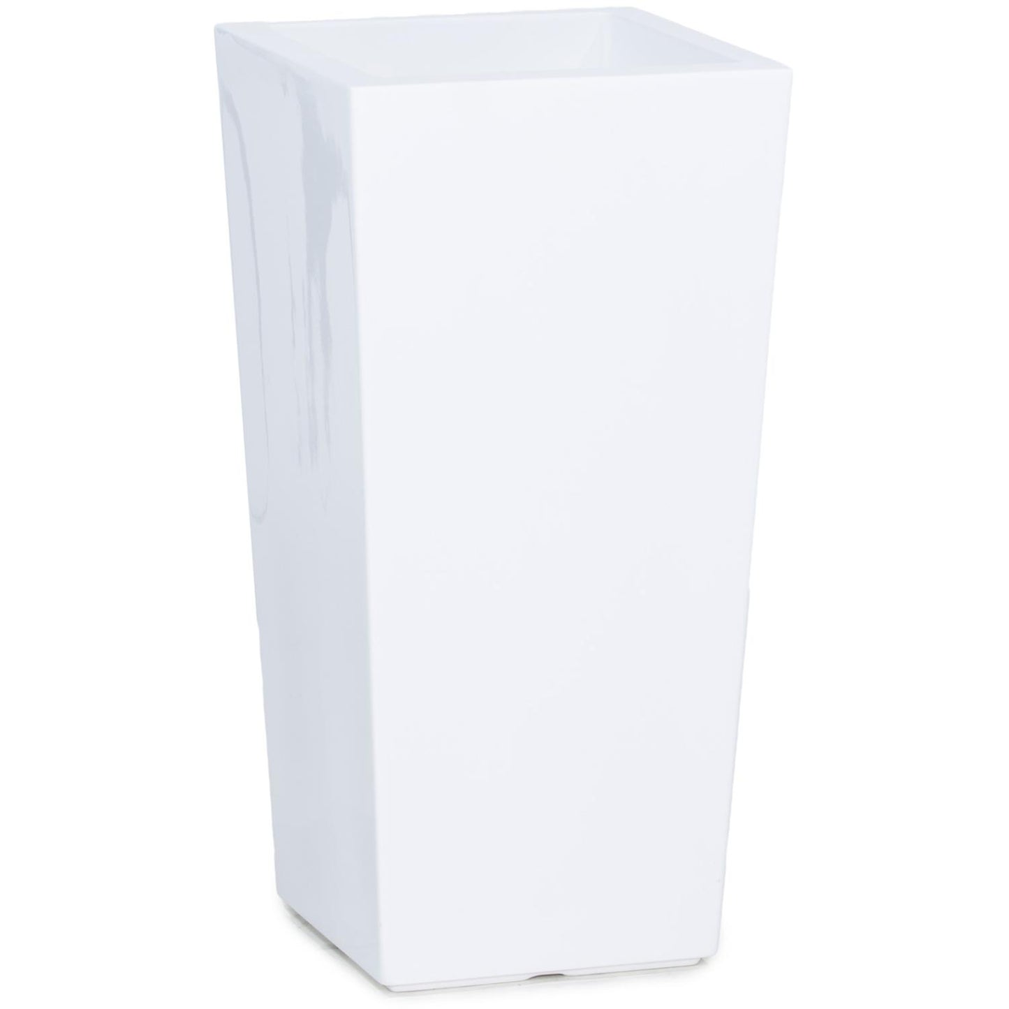 Premium Classic konisches Pflanzgefäß, 42x42/75 cm, weiß
