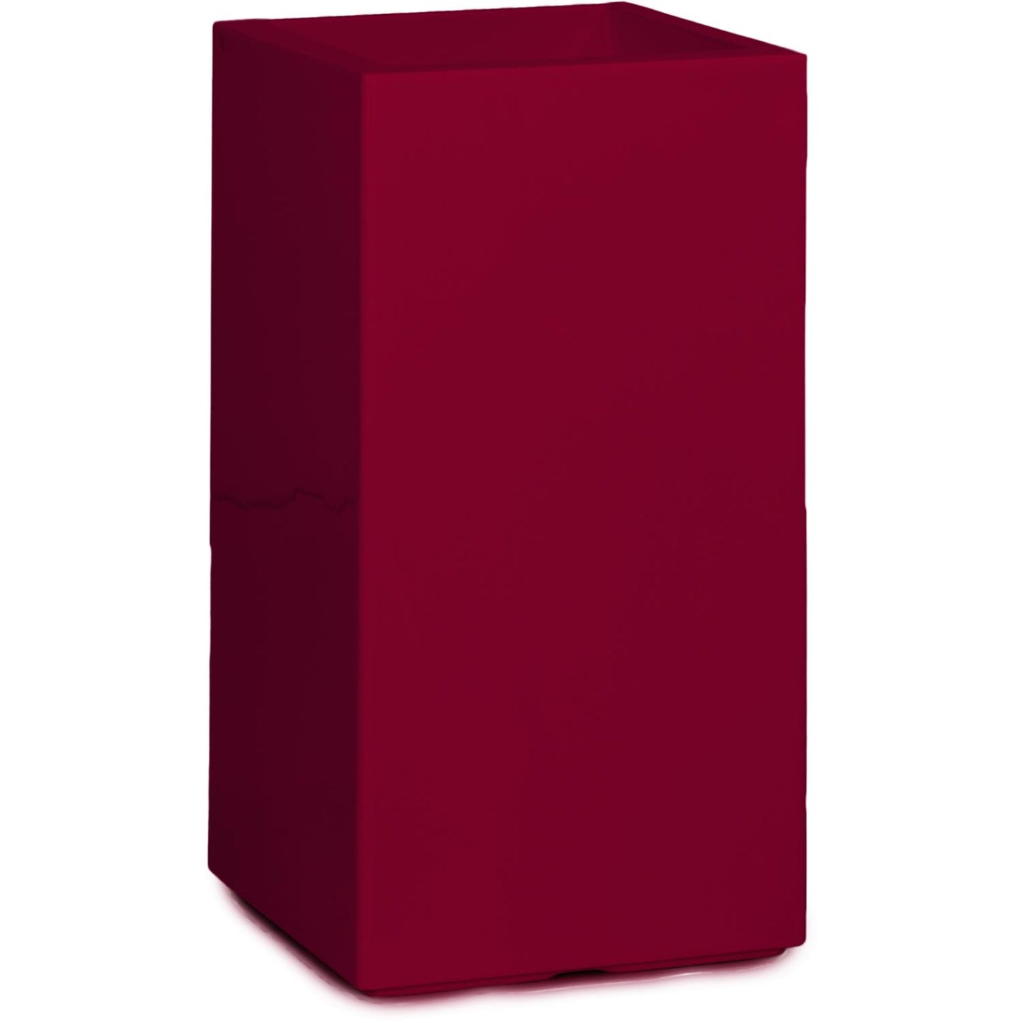 Premium Classic Pflanzsäule, 42x42/75 cm, rubinrot