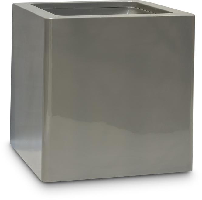 Premium Cubus Pflanzgefäß, 80x80/80 cm, quarzgrau