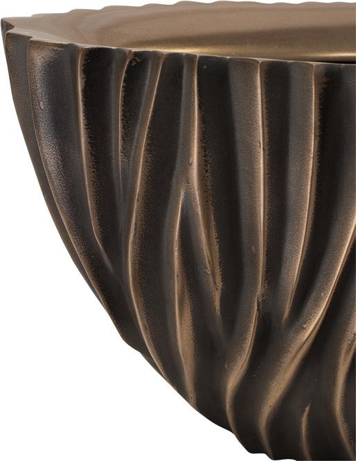 River Tischgefäß, 75x25/25 cm, antik-bronze (vorher Artikel 27948)