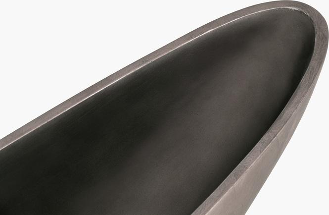 Royal Schale, 65x13x15 cm, champagner rosé