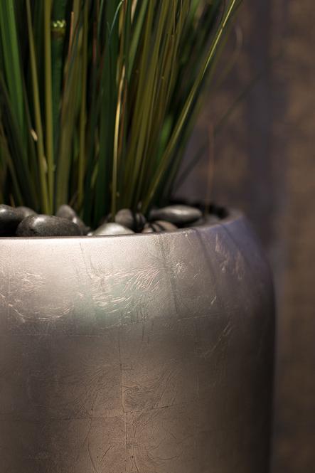 Royal Pflanzvase Luna, Ø 34 cm, Höhe 117 cm, champagner rosé