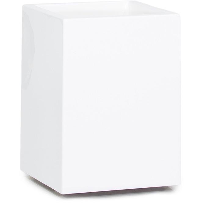 Premium Tower Pflanzsäule, 40x40/50 cm, weiß