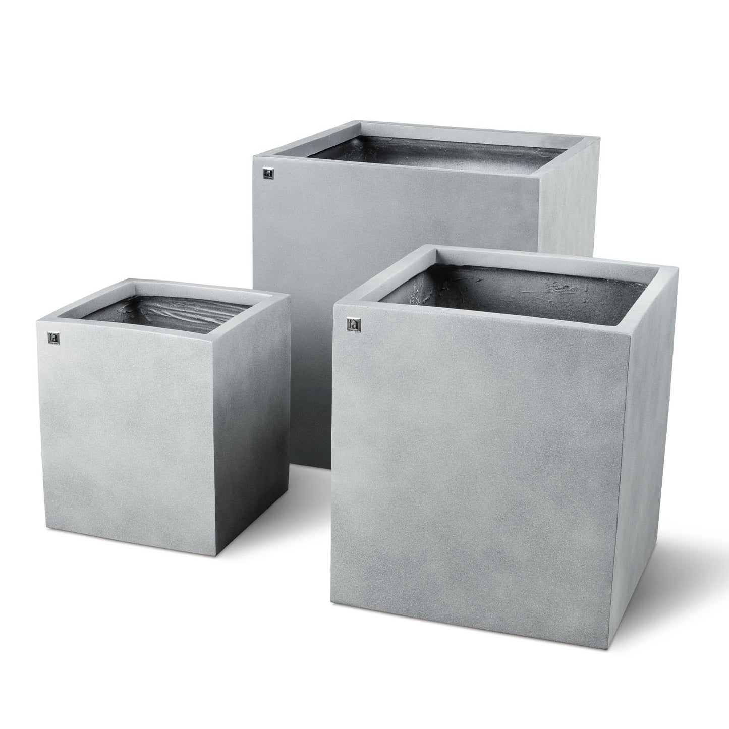 Division Lite Pflanzwürfel, 50 x 50 x 54 cm, concrete steingrau