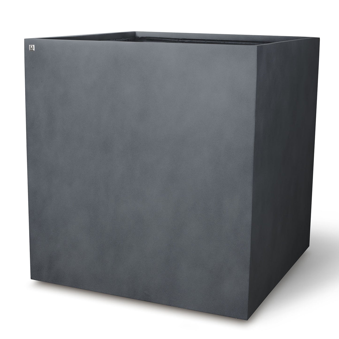 Division Lite Pflanzwürfel mit Rollenaufnahme, 80 x 80 x 84 cm, concrete anthrazit