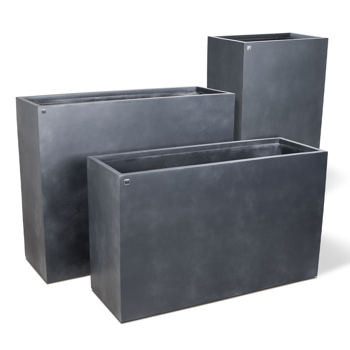Division Lite Raumteiler mit Rollenaufnahme, 100 x 35 x 60 cm, concrete anthrazit