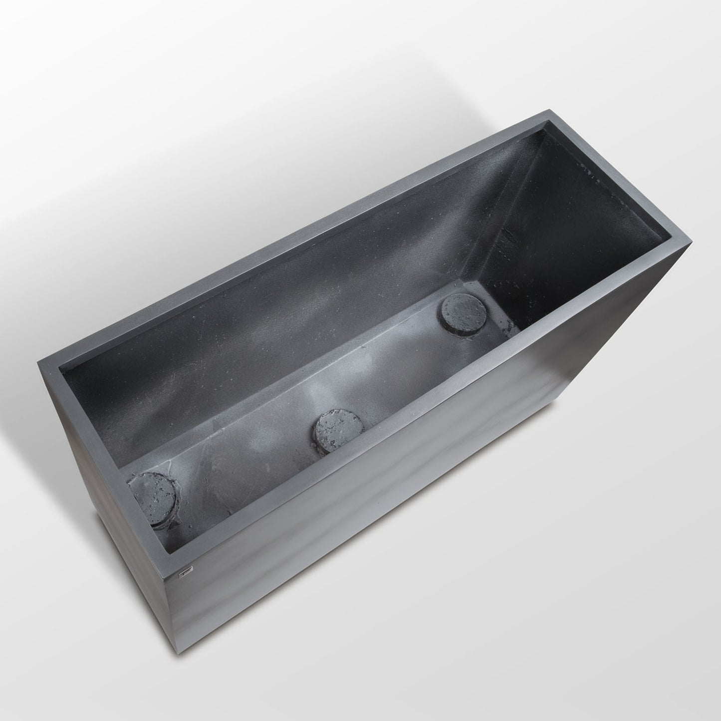 Division Lite Raumteiler mit Rollenaufnahme, 100 x 35 x 60 cm, concrete anthrazit