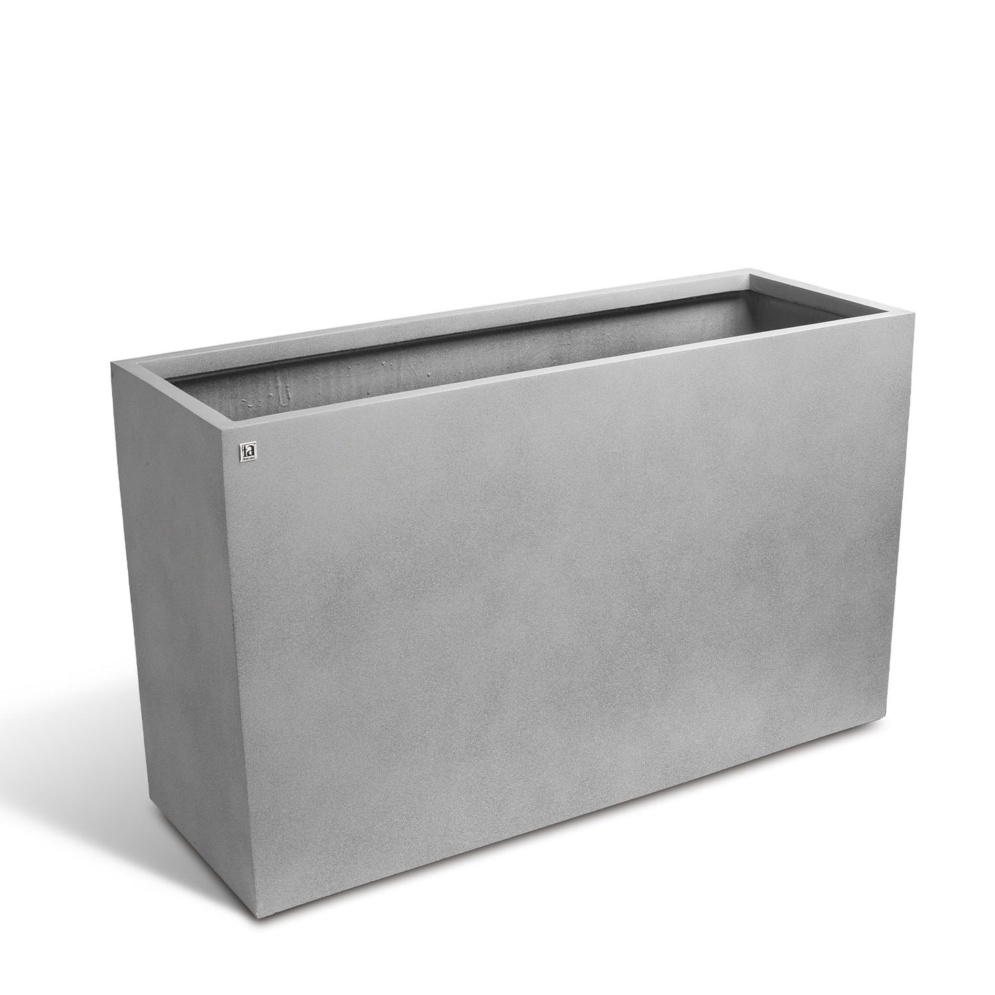 Division Lite Raumteiler mit Rollenaufnahme, 100 x 35 x 60 cm, concrete steingrau