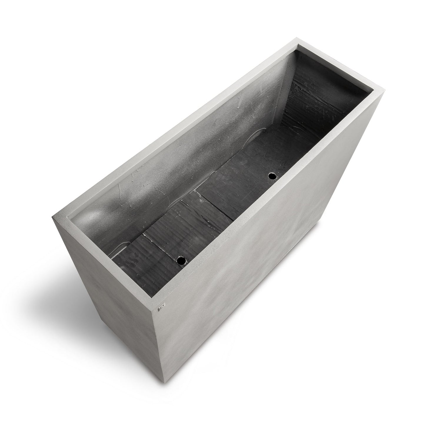 Division Lite Raumteiler mit Rollenaufnahme, 100 x 35 x 80 cm, concrete steingrau