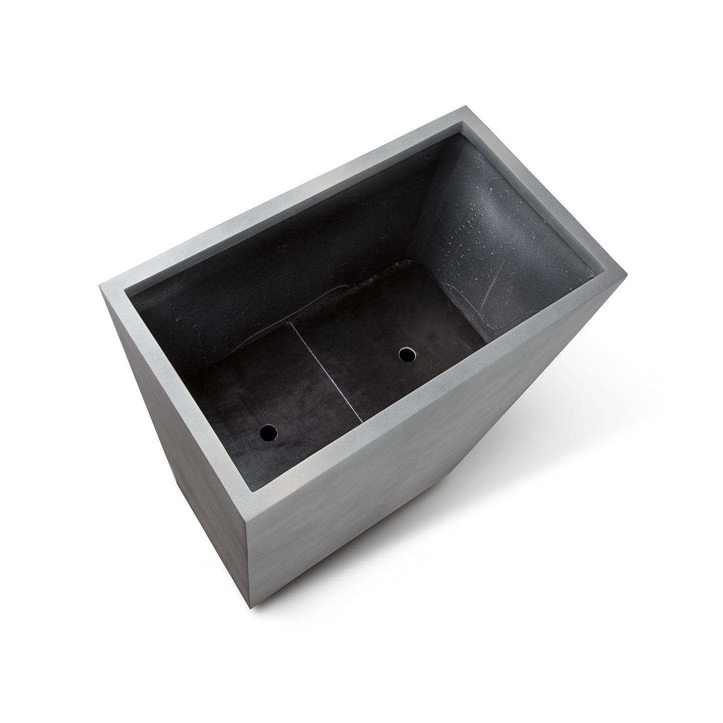 Division Lite Raumteiler mit Rollenaufnahme, 60 x 35 x 100 cm, concrete steingrau