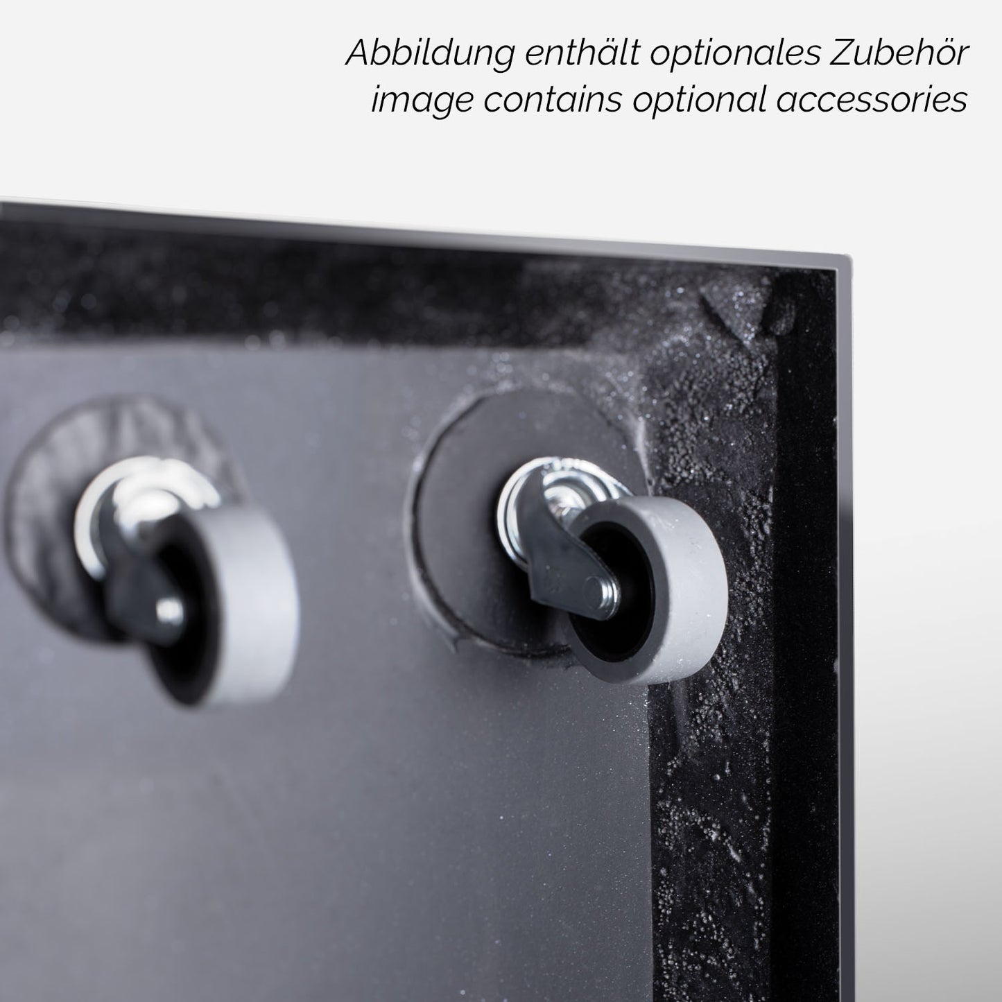 Division Lite Raumteiler mit Rollenaufnahme, 90 x 25 x 70 cm, concrete anthrazit