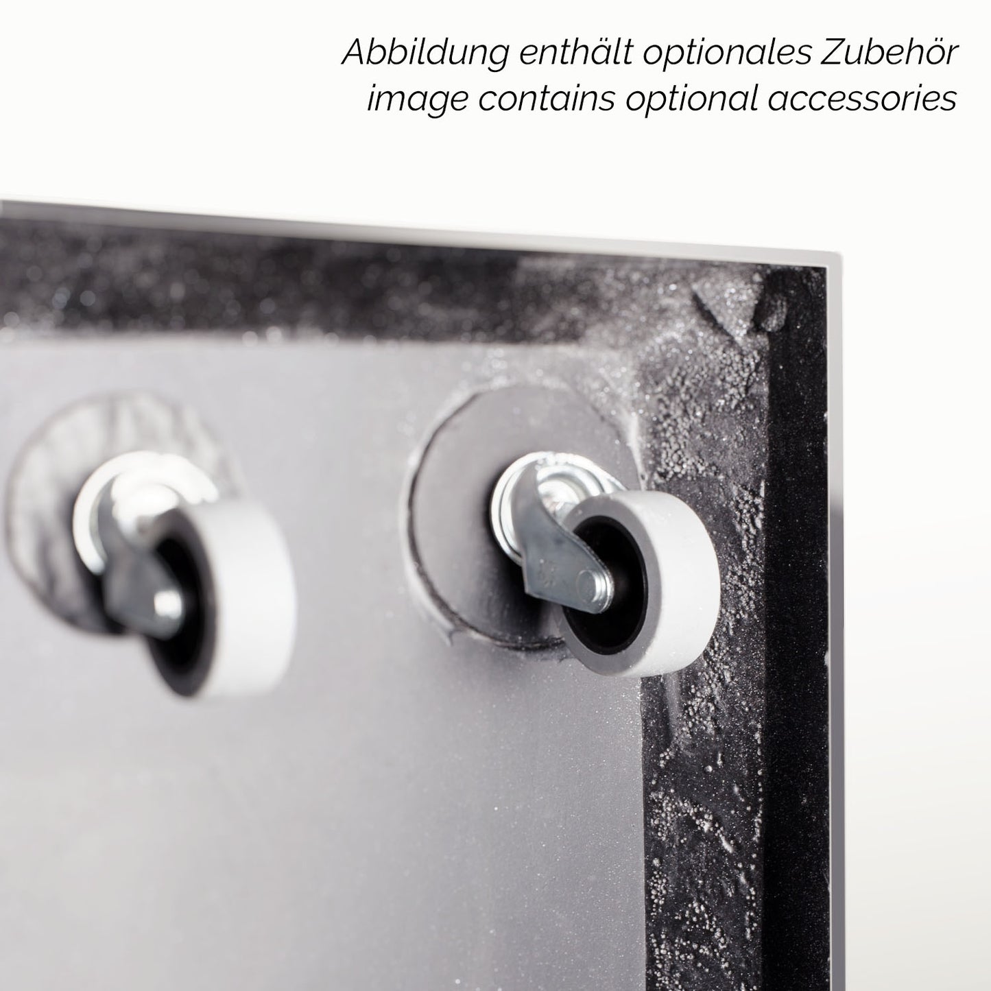 Division Lite Raumteiler mit Rollenaufnahme, 90 x 25 x 70 cm, concrete steingrau