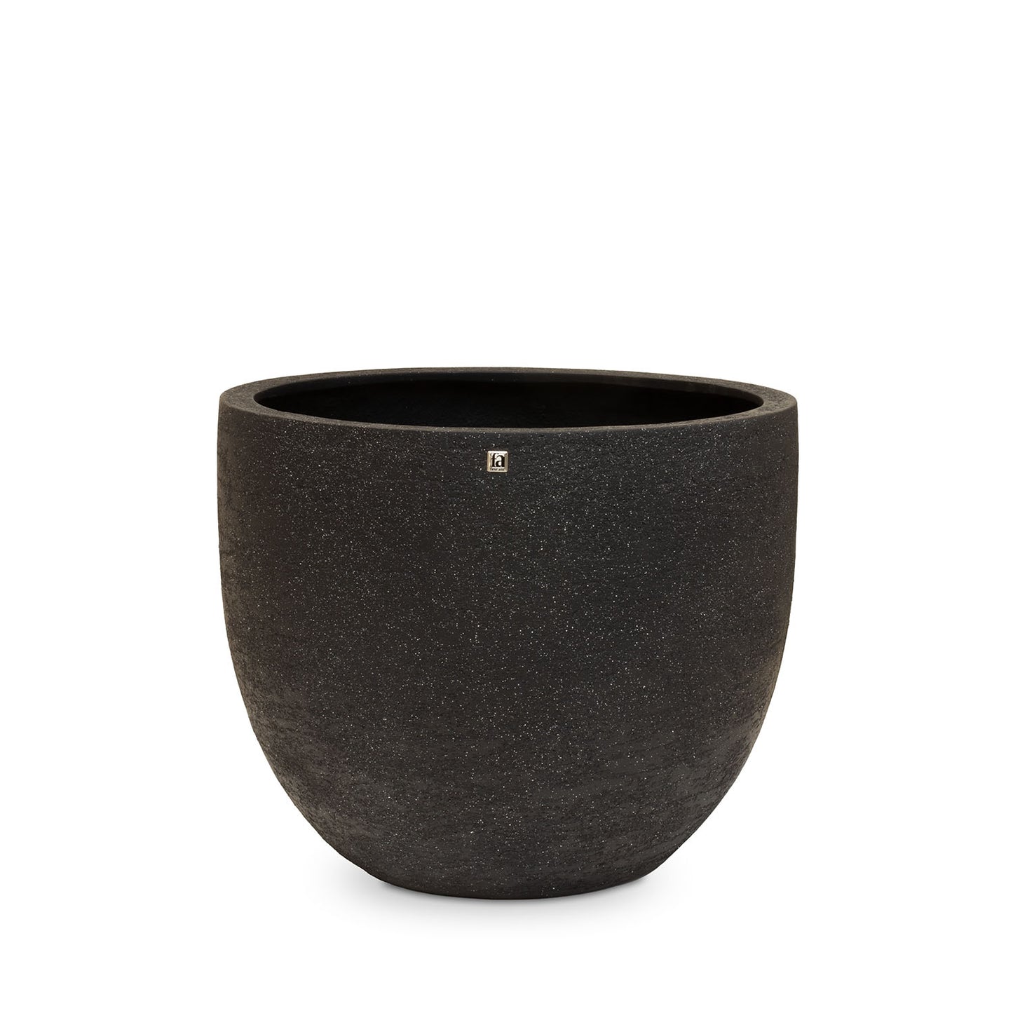New Tribeca Shape Pflanzgefäß classic, Ø 65 cm, Höhe 54 cm, natural raw anthrazit