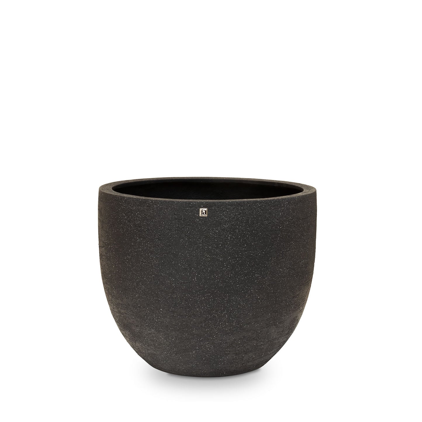 New Tribeca Shape Pflanzgefäß classic, Ø 55 cm, Höhe 46 cm, natural raw anthrazit