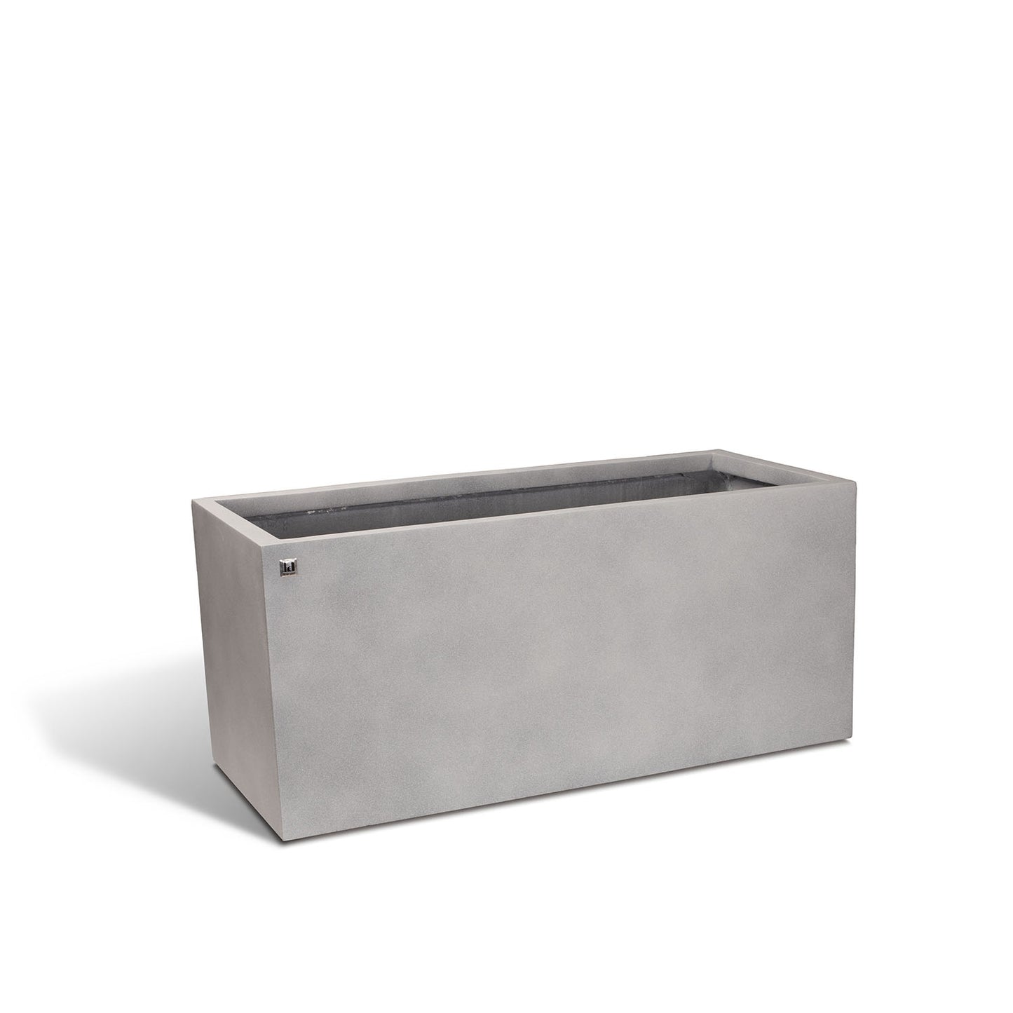Division Lite Pflanzkasten mit Rollenaufnahme, 80 x 35 x 35 cm, concrete steingrau