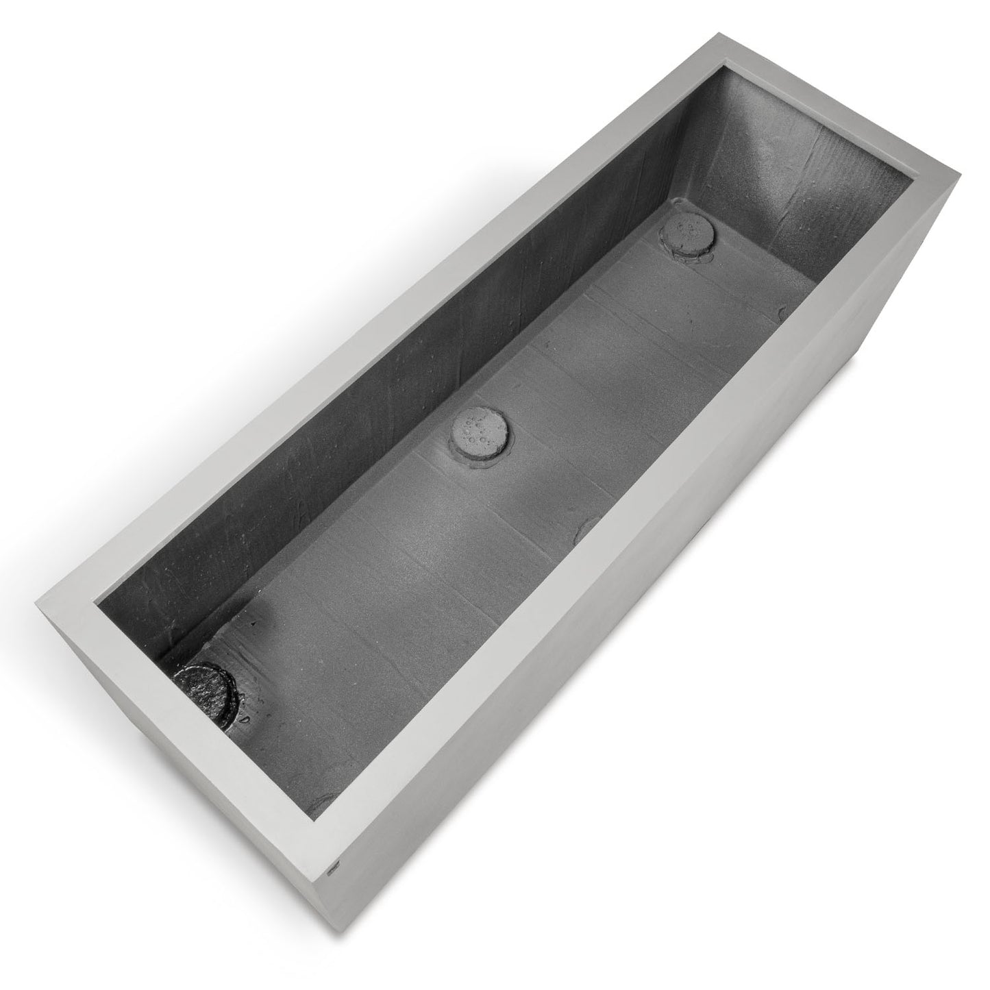 Division Lite Pflanzkasten mit Rollenaufnahme, 150 x 50 x 50 cm, concrete steingrau