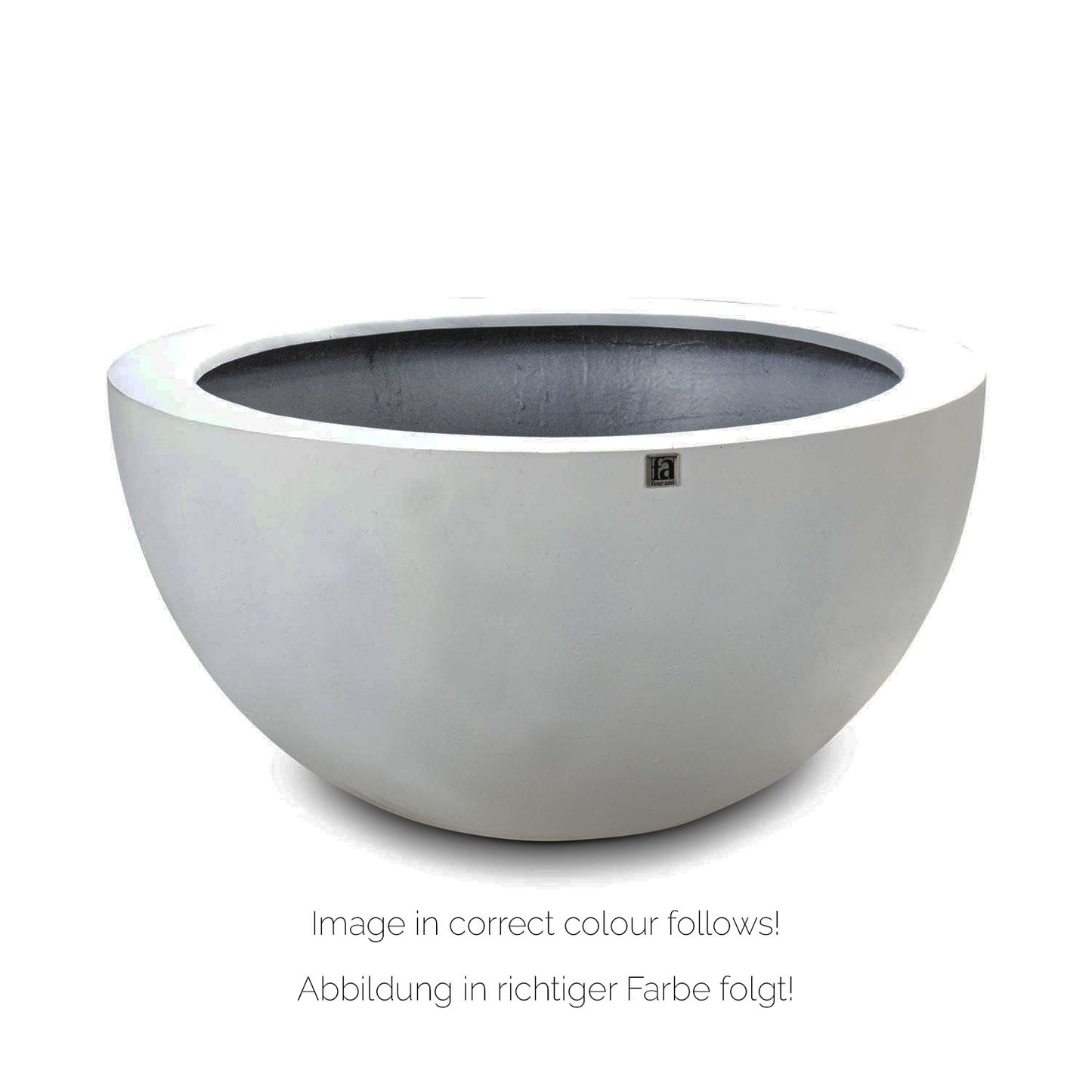 New Tribeca Shape Pflanzschale, Ø 33 cm, Höhe 16 cm, olivgrau