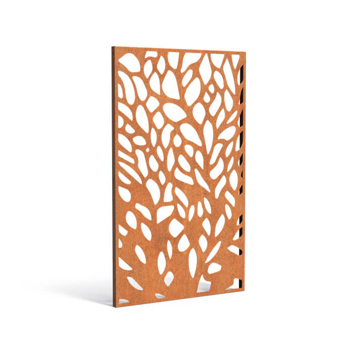 Sichtschutz Corten Gitter2