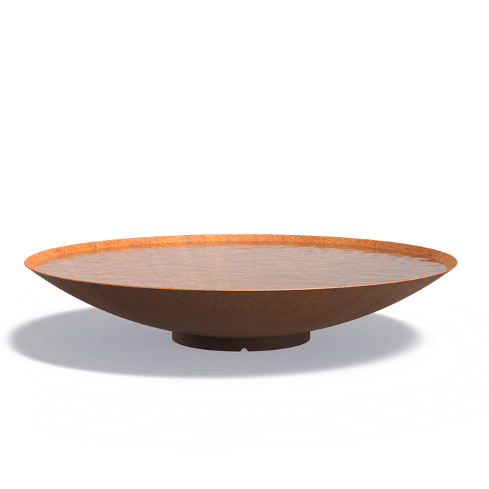Wasserschale Corten