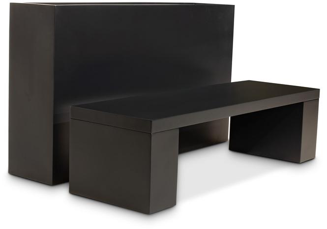 Tribeca Bank 160 cm, anthrazit