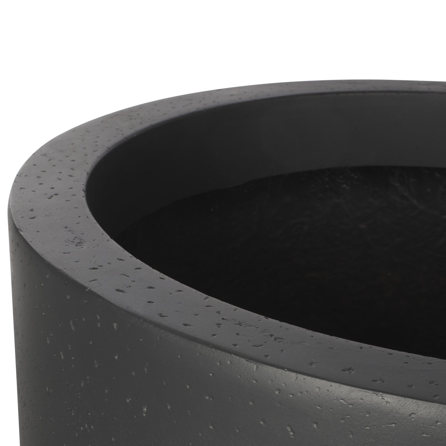 Corum Pflanzgefäß, Ø 39 cm, Höhe 37 cm, concrete anthrazit