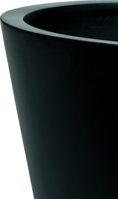 Conical Pflanzgefäß, Ø 40 cm, Höhe 35 cm, anthrazit