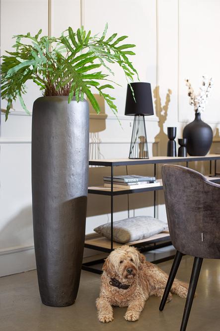 New Loft Bodenvase, Ø 34 cm, Höhe 150 cm, anthrazit