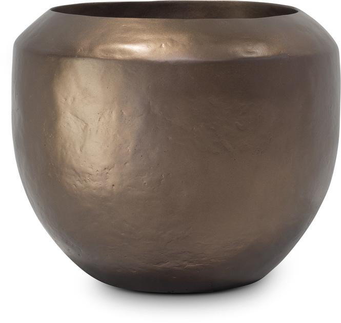 New Loft Pflanzgefäß, Ø 50 cm, Höhe 40 cm, bronze