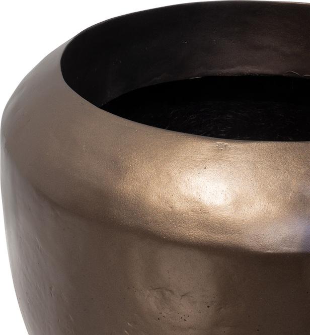New Loft Pflanzgefäß, Ø 50 cm, Höhe 40 cm, bronze