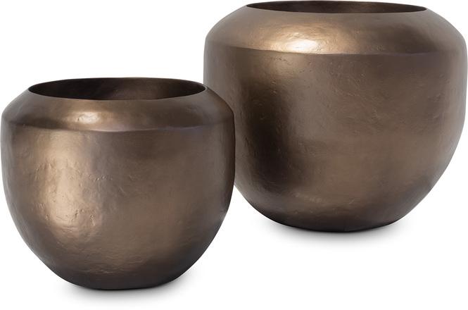 New Loft Pflanzgefäß, Ø 50 cm, Höhe 40 cm, bronze