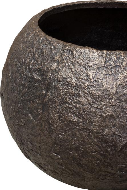 Rocky Pflanzkugel, Ø 60 cm, Höhe 43 cm, bronze