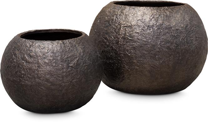Rocky Pflanzkugel, Ø 60 cm, Höhe 43 cm, bronze