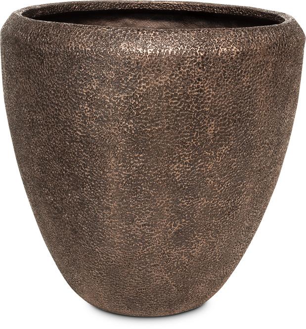 Coral Pflanzgefäß, Ø 80 cm, Höhe 80 cm, bronze-patina