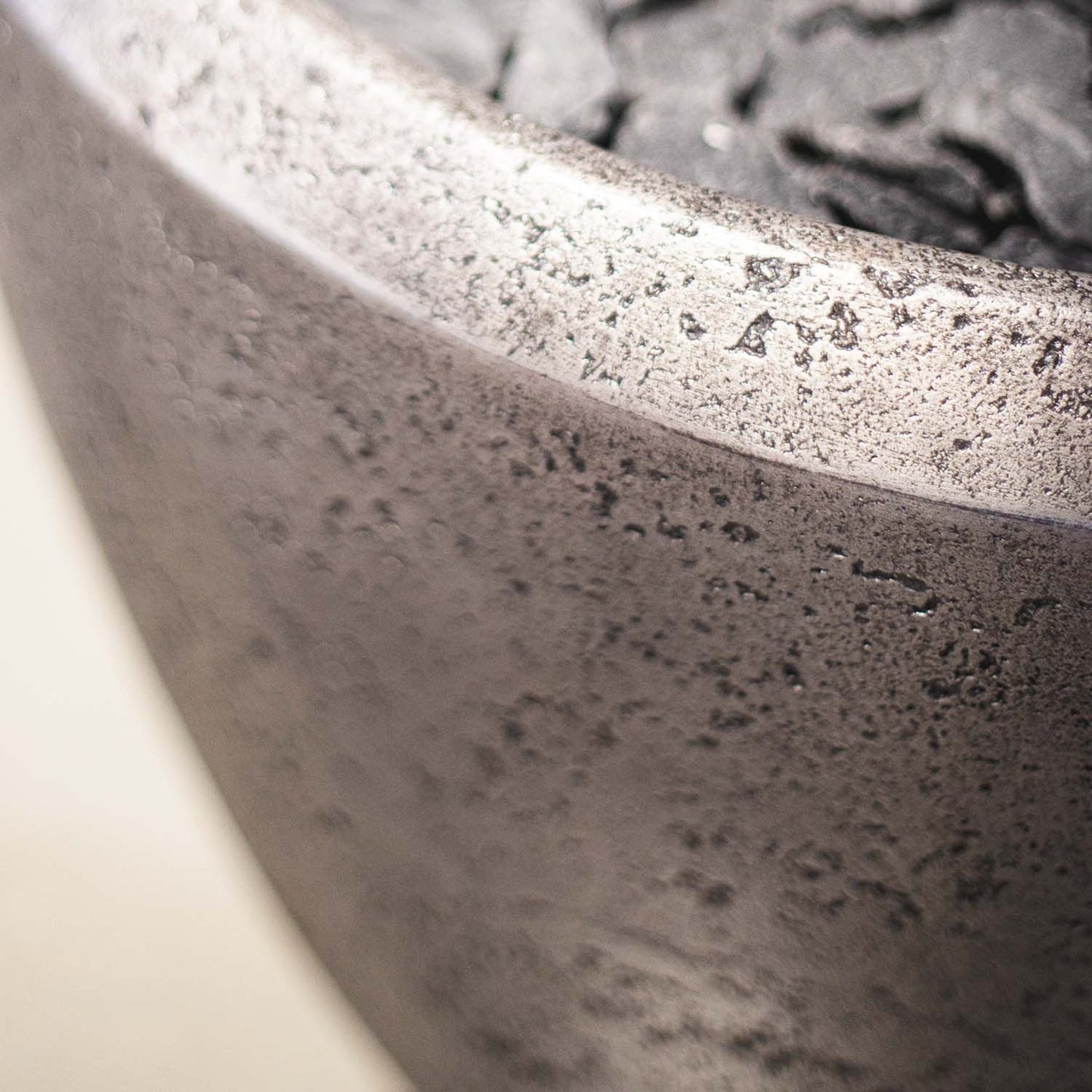 Grace Pflanzvase, Ø 31 cm, Höhe 70 cm, champagner