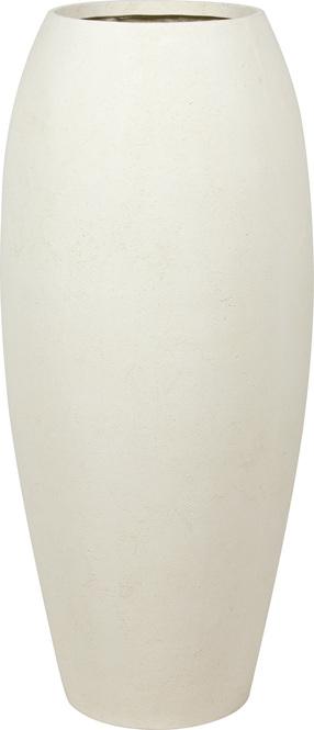 Polystone Essence Pflanzgefäß, Ø 39 cm, Höhe 90 cm, crème