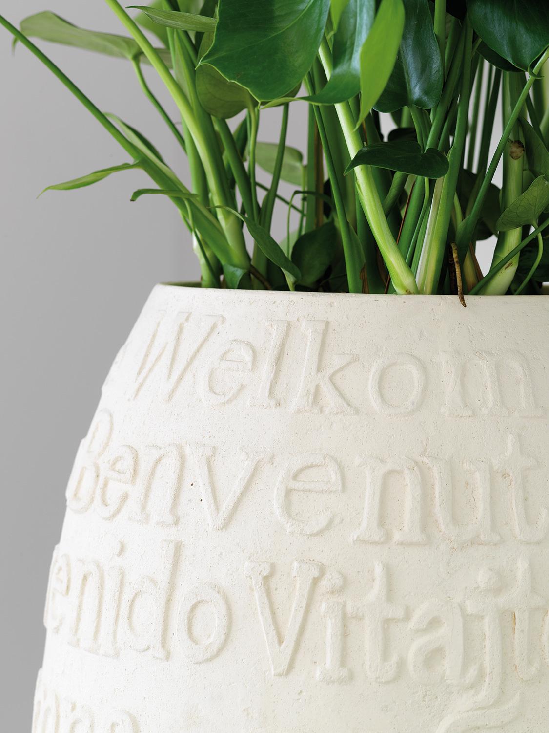 Welcome Bodenvase, Ø 52 cm, Höhe 120 cm, natur