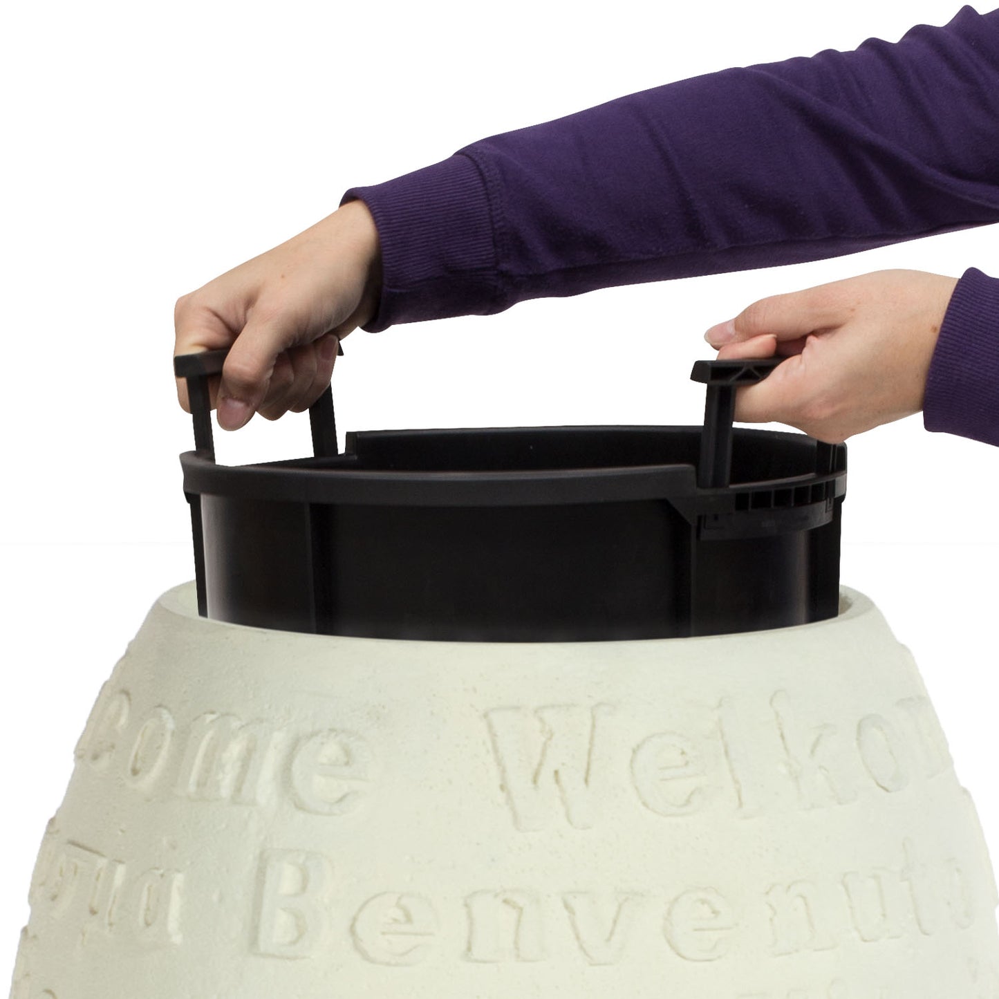 Welcome Bodenvase, Ø 52 cm, Höhe 120 cm, natur