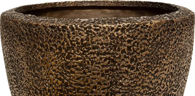 Coral Pflanzgefäß, Ø 41 cm, Höhe 41 cm, bronze-patina