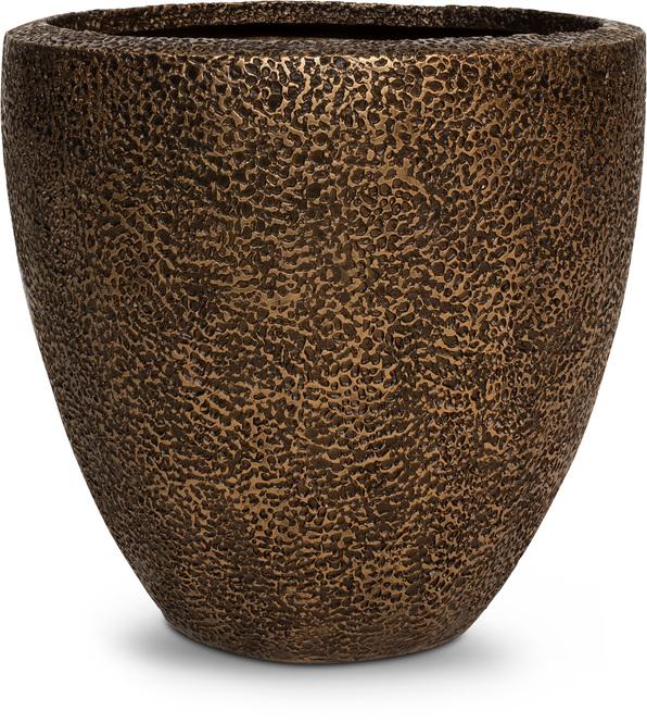 Coral Pflanzgefäß, Ø 50 cm, Höhe 50 cm, bronze-patina