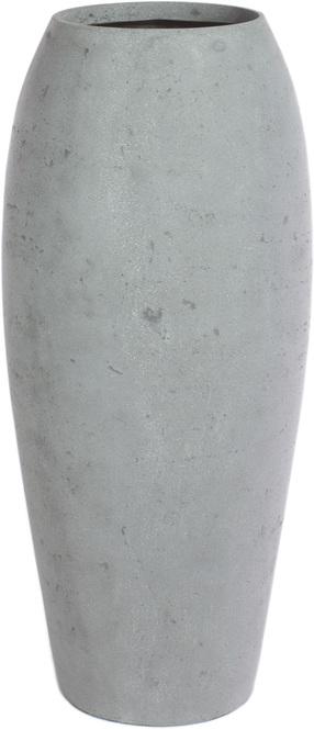 Polystone Essence Pflanzgefäß, Ø 39 cm, Höhe 90 cm, grau
