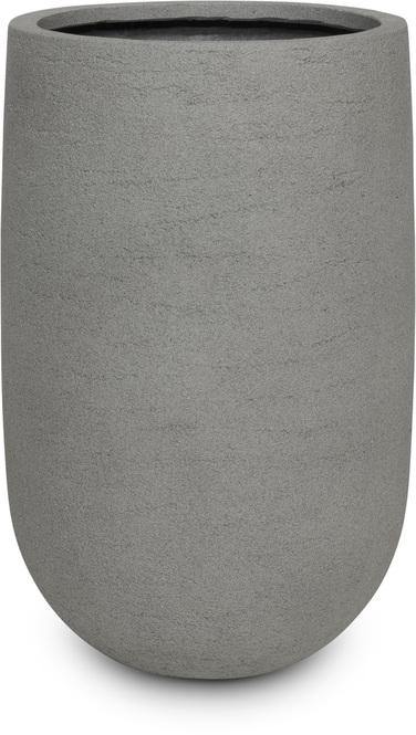 Tribeca Shape Natural raw Pflanzgefäß, Ø 36 cm, Höhe 55 cm, grau