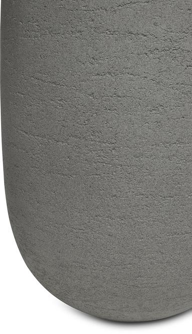 Tribeca Shape Natural raw Pflanzgefäß, Ø 36 cm, Höhe 55 cm, grau