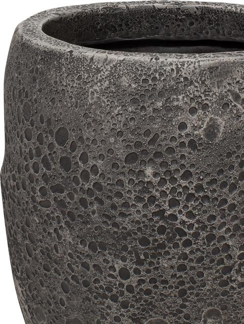 Lava Pflanzgefäß, Ø 29 cm, Höhe 38 cm, grey-wash